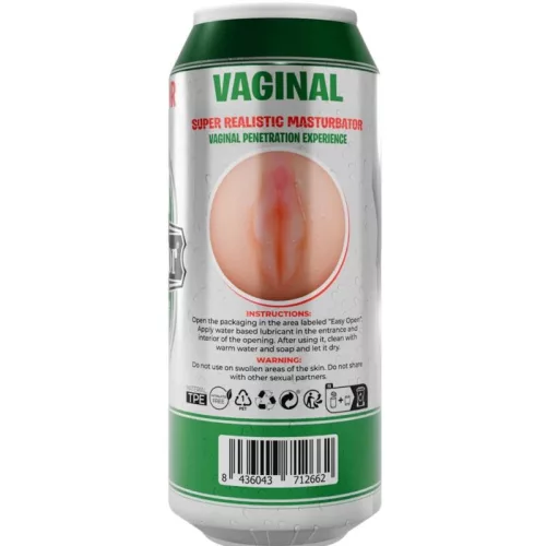 ALIVE – Prémium férfi maszturbátor, vagina sörösdobozban