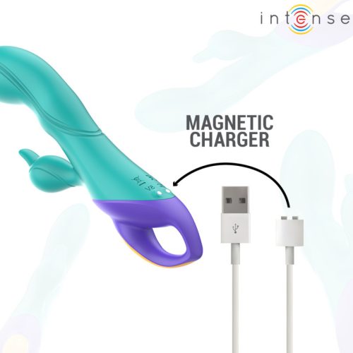 INTENSE - prémium FRED nyúl vibrátor, kék színben