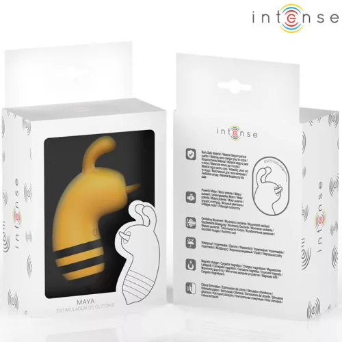 INTENSE Maya – érzékien izgató csiklóizgató sárga/fekete