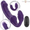 INTENSE - Jill dupla vibrátor távirányítóval, 20 cm, lila