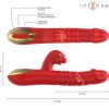 INTENSE Thalia – vibráló, lökéses csiklóizgató piros 