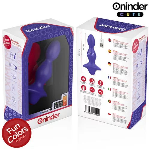 ONINDER CUTE - vibráló anális dugó szerelemhez, app-vel