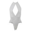 SUBBLIME - Elegáns csipkés bodysuit fehér S/M méretben