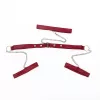 SUBBLIME - csipkés bondage ruha, fekete, L/XL