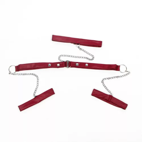 SUBBLIME - csipkés bondage ruha, fekete, L/XL