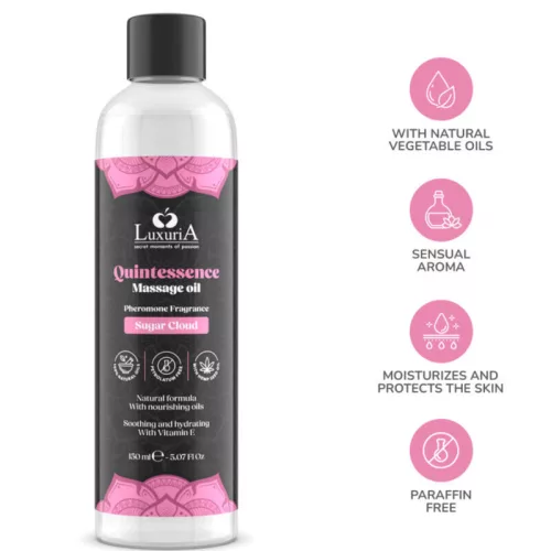 INTIMATELINE LUXURIA – érzéki masszázsolaj cukorköd 150 ml
