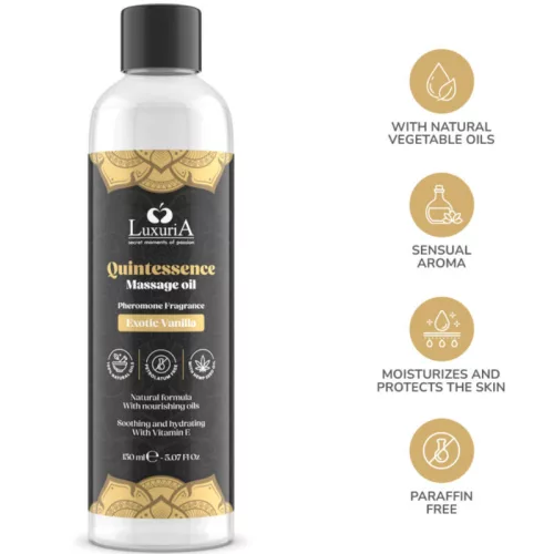 INTIMATELINE LUXURIA – egzotikus vaníliás masszázsolaj 150 ml