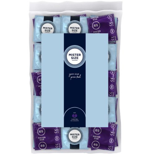 MISTER SIZE – XXXL óvszer 69 mm, prémium védelem (100 db)