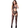 LIVCO CORSETTI FASHION – elegáns fűző és harisnyatartó szett L/XL 