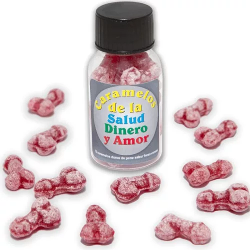 DIABLO PICANTE - 12 egészséges pénisz formájú cukorka