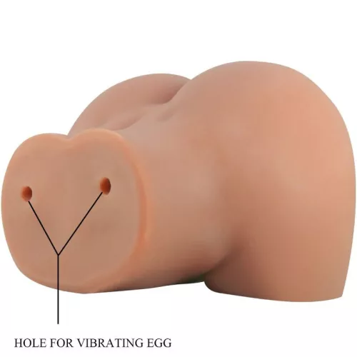 Crazy Bull Mila vibráló maszturbátor - vagina- és anális nyílással, távirányítóval