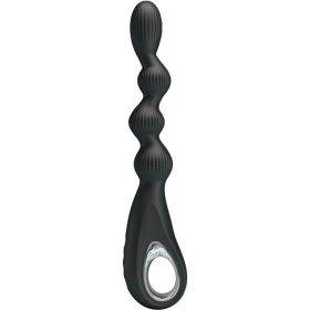 PRETTY LOVE - fekete anál vibrátor 12 vibrációval
