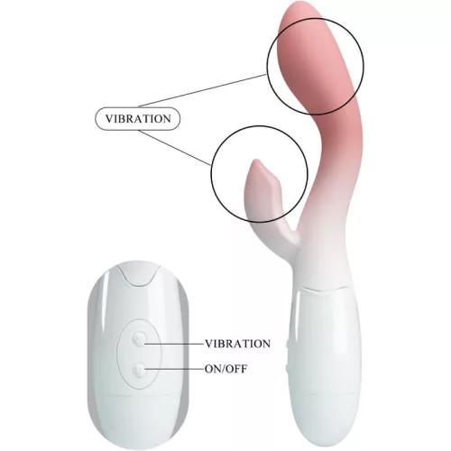 Pretty Love Brighty – G-pontos vibrátor csiklóizgatóval