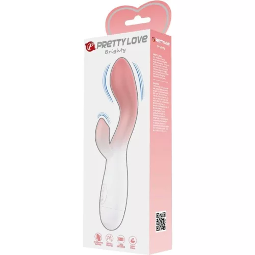 Pretty Love Brighty – G-pontos vibrátor csiklóizgatóval