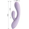 Pretty Love – 10 rezgésű érzéki nyúl vibrátor, lila