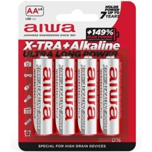 AIWA – prémium X-TRA AA elem (4 db)