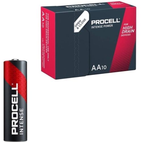 Procell - intenzív teljesítményű AA alkáli elem 10 darabos dobozban
