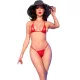 CHILIROSE - Érzéki mikro bikini piros S/M méretben