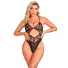 SUBBLIME – átlátszó csipkés body (L/XL)