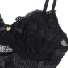 SUBBLIME – érzéki fekete csipkés bodysuit S/M méretben