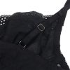 SUBBLIME – érzéki fekete csipkés bodysuit S/M méretben