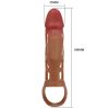 PRETTY LOVE - vibráló pénisz hüvely 18 cm hosszú