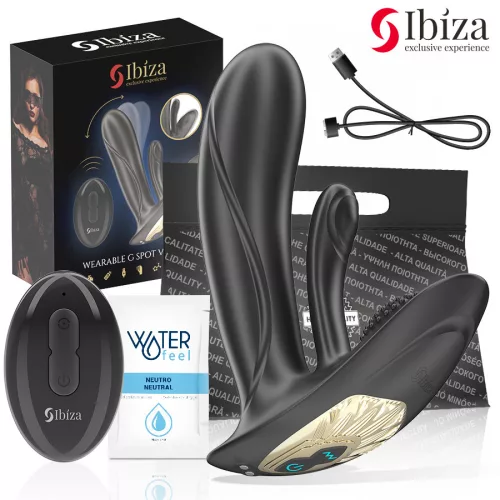 Ibiza – viselhető vibrátor G-pont és csiklóizgatással, távirányítóval