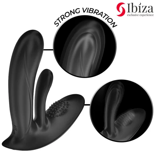 Ibiza – viselhető vibrátor G-pont és csiklóizgatással, távirányítóval