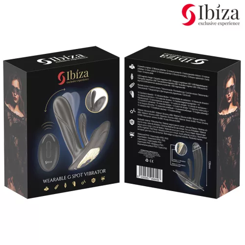 Ibiza – viselhető vibrátor G-pont és csiklóizgatással, távirányítóval