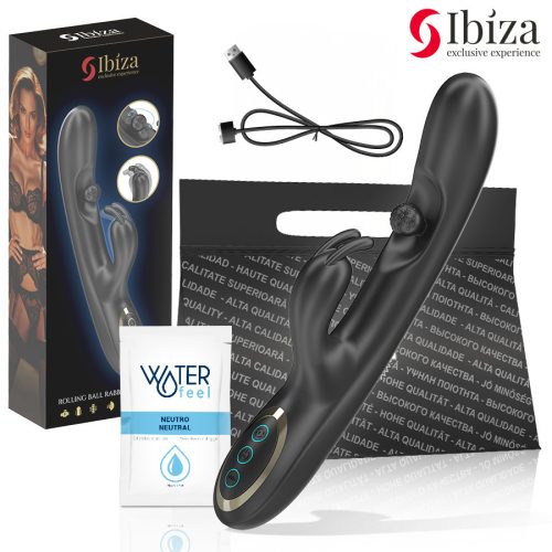 IBIZA – erőteljes nyuszi vibrátor masszírozó gyönggyel