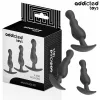ADDICTED TOYS – 3 db szilikon anál dildó készlet