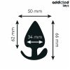 ADDICTED TOYS – prémium szilikon anál dugó M 6,6 cm