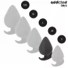 ADDICTED TOYS – prémium szilikon anál dugó M 6,6 cm