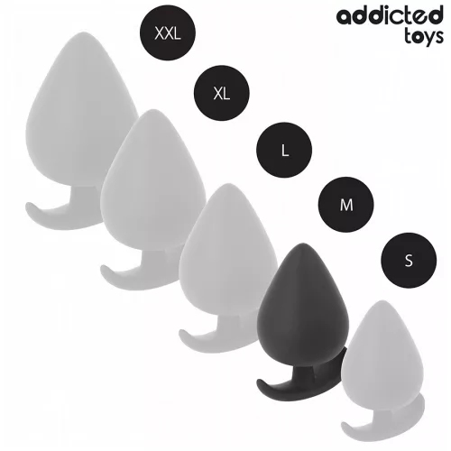 ADDICTED TOYS – prémium szilikon anál dugó M 6,6 cm