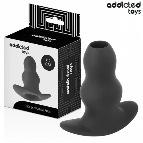 ADDICTED TOYS - üreges szilikon análplug M-es méret 9,6 cm