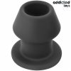 ADDICTED TOYS – extrém üreges anális dugó, szilikon, M-es 8,7 cm