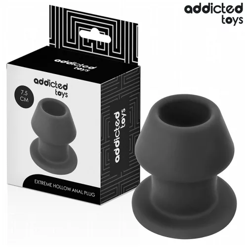 ADDICTED TOYS – extrém üreges análplug szilikonban, S méret