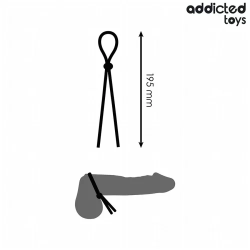 ADDICTED TOYS – szilikon hurok a péniszhez