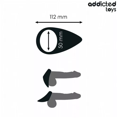 ADDICTED TOYS – könnycsepp alakú péniszgyűrű