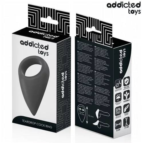 ADDICTED TOYS – könnycsepp alakú péniszgyűrű