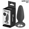 ADDICTED TOYS – ékszeres szilikon végbélgolyó, M-es 10,4 cm