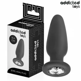   ADDICTED TOYS – ékszeres szilikon végbélgolyó, M-es 10,4 cm