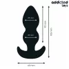 ADDICTED TOYS – prémium szilikon anális plug, S méret