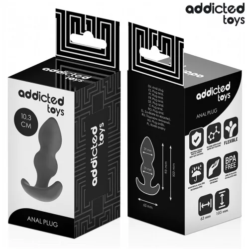 ADDICTED TOYS – prémium szilikon anális plug, S méret