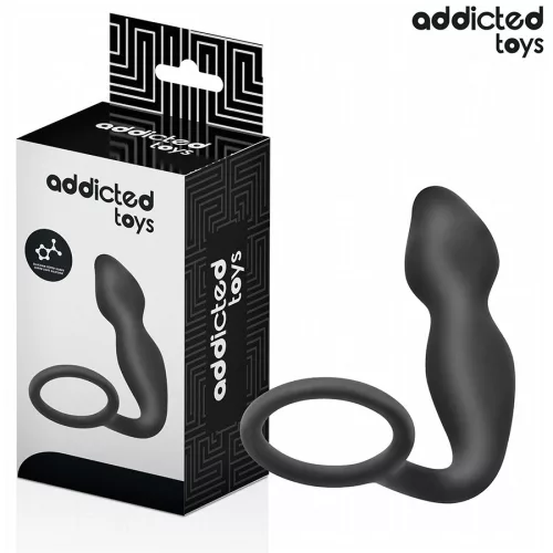 ADDICTED TOYS – szilikon anális dugó gyűrűvel, 2. modell