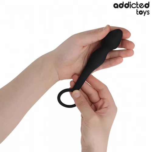 ADDICTED TOYS – szilikon anális dugó gyűrűvel, 2. modell