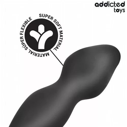 ADDICTED TOYS – szilikon anális dugó gyűrűvel, 2. modell