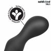 ADDICTED TOYS - szilikon anális plug gyűrűvel 3-as modell