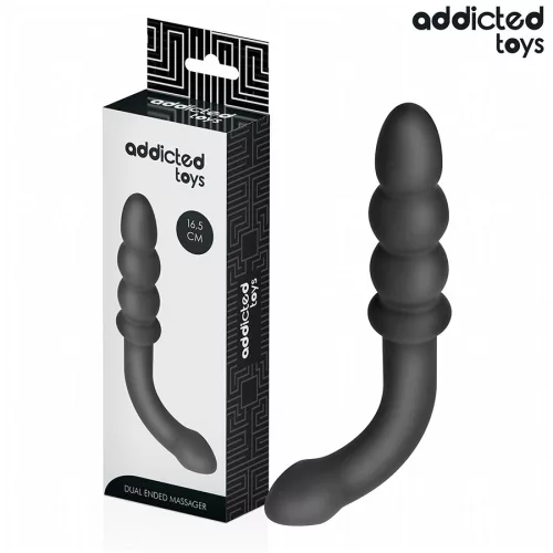 ADDICTED TOYS – dupla szilikon anális masszírozó 16,5 cm