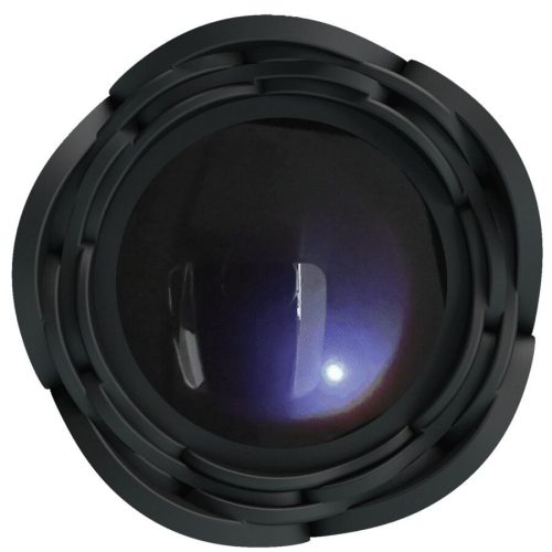 PRETTY LOVE - LED fénnyel ellátott anál dugó fekete 9,8 cm